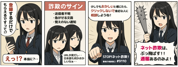 STOP!ネット詐欺!