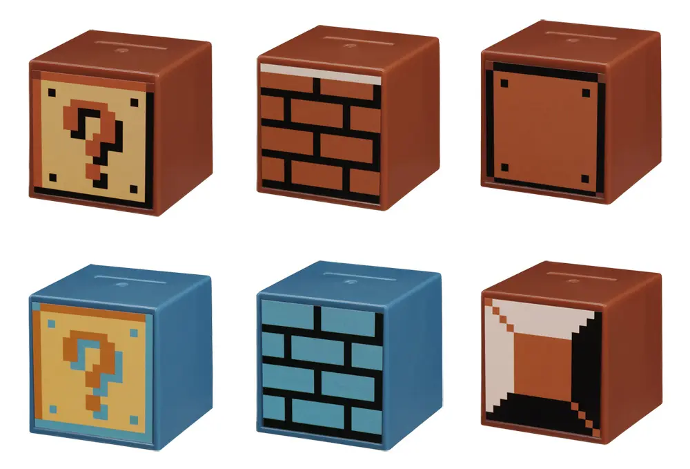 8bit音楽が鳴る「スーパーマリオブラザーズ」のブロック貯金箱