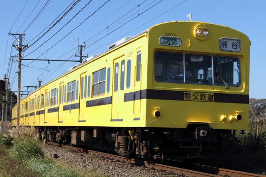 秩父鉄道1007号電車引退を記念して12月8日車内で乗車記念証プレゼント