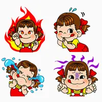 ドヤ顔の『ペコちゃん』、LINE登場1日で2位！