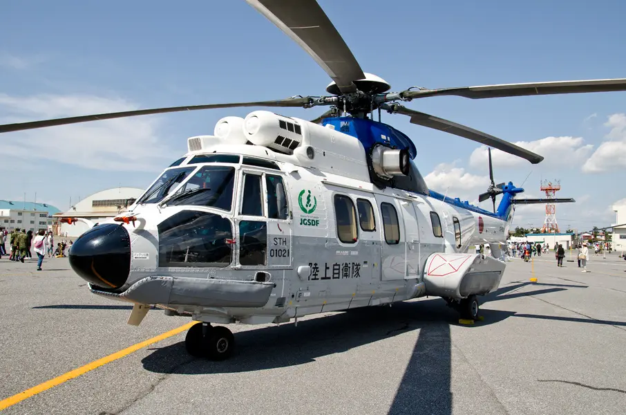 特別輸送ヘリコプター隊のEC225LP