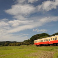 里山を行く列車