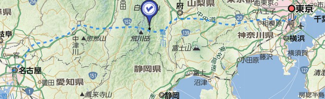 「リニア中央新幹線」最終案ルートYahoo!地図で公開