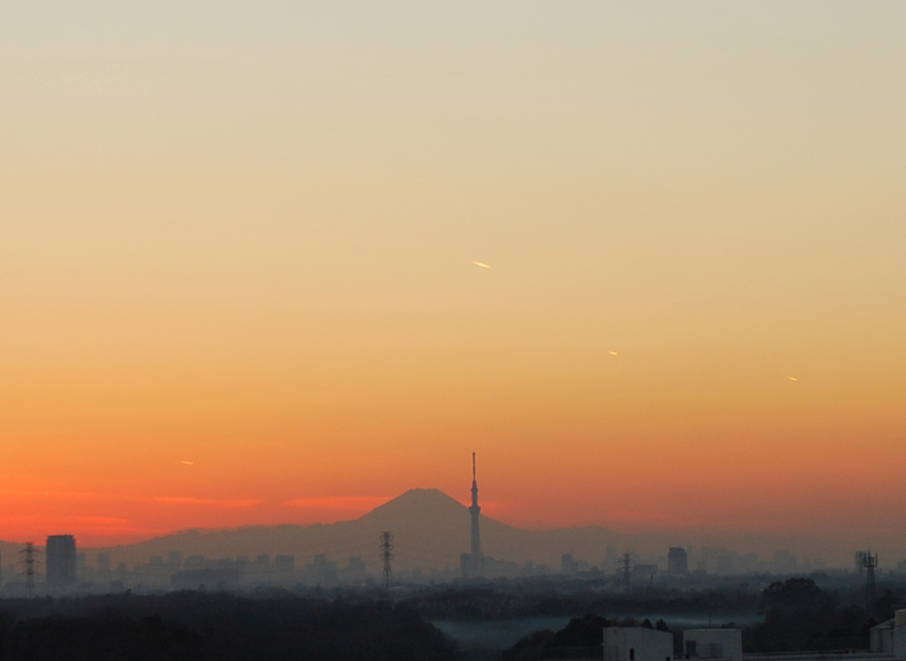 東京上空