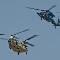 CH-47JとUH-60J