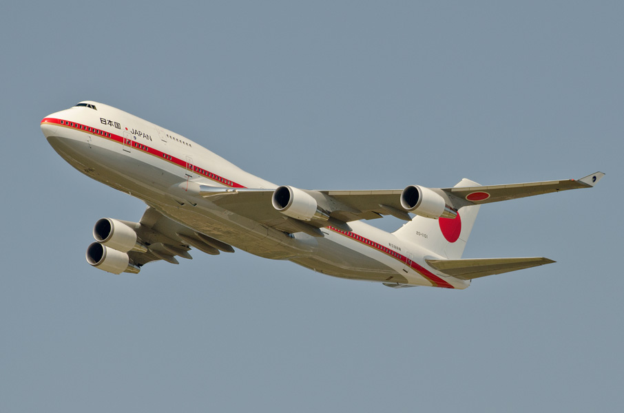 第701飛行隊のB-747
