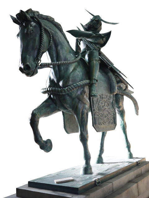 埼玉県立歴史と民俗の博物館で『戦国BASARA』起用の特別展開催―政宗騎馬像や、ゲーム使用墨絵原画を展示