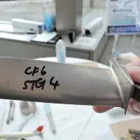 CF6エンジンのコンプレッサーブレード