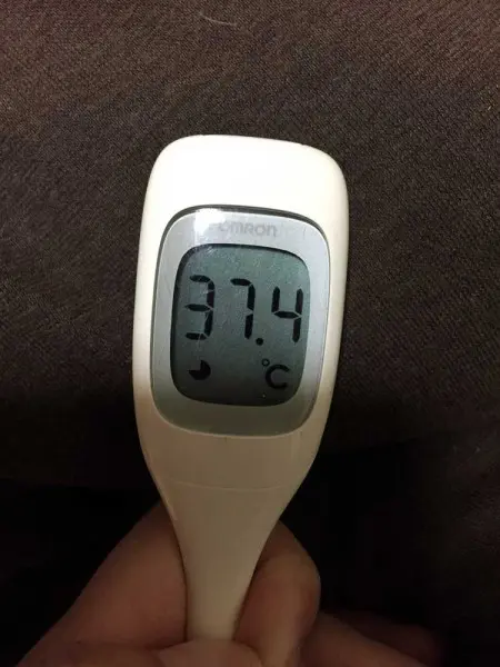 この日37.4度の熱