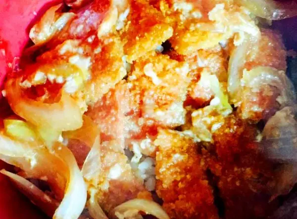 見た目は普通のカツ丼