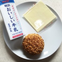 「牛乳リゾット」の材料