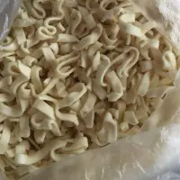 麺を砕く