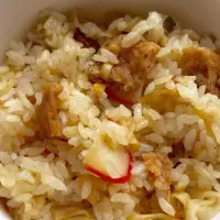 「赤いきつねの炊き込みご飯」つくってみた