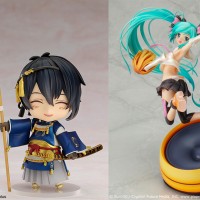 グッスマ、初音ミク＆刀剣・三日月宗近フィギュアで被災地支援