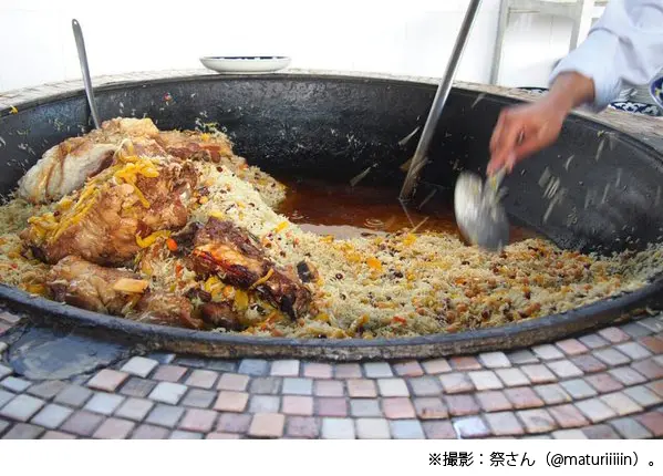 大鍋で作るプロフ