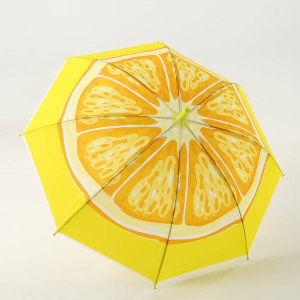 オレンジの傘