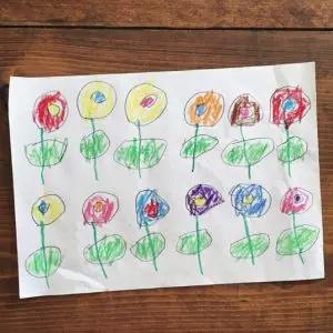 お花の絵が