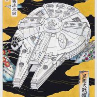 千年飛鷹流水図（Millennium Falcon）