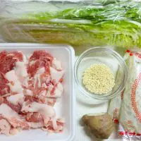 菊タローちゃんこの材料