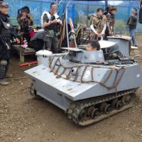 乗れる模型戦車