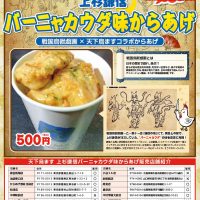 バーニャカウダ味からあげちらし