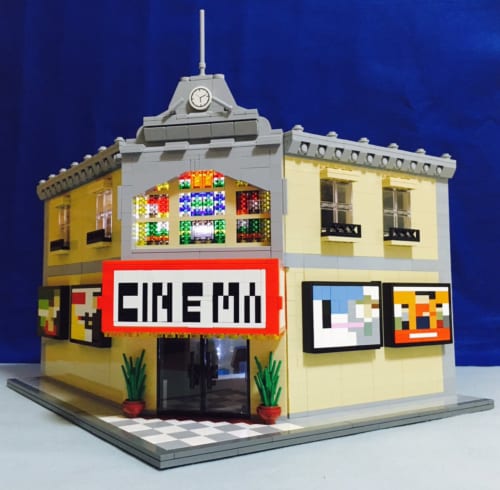 レゴで作られた映画館の造形がとっても緻密　ネットでは感嘆の声