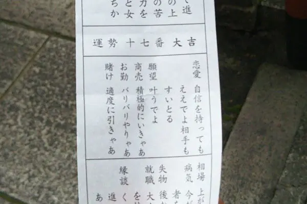 『名古屋弁おみくじ』円頓寺商店街の神社で引いてみた