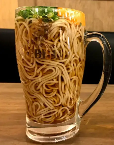 話題の「ジョッキ月見蕎麦」食べてきた | おたくま経済新聞