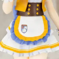 エプロンには校章が