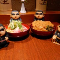 西郷どん人形と西郷丼