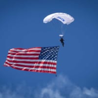 空軍士官学校パラシュートチームのディスプレイ