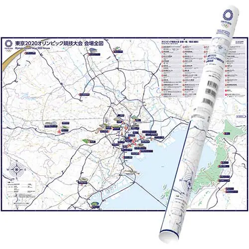 オリンピックの会場丸わかり・東京2020最新版会場マップ登場 | おたくま経済新聞