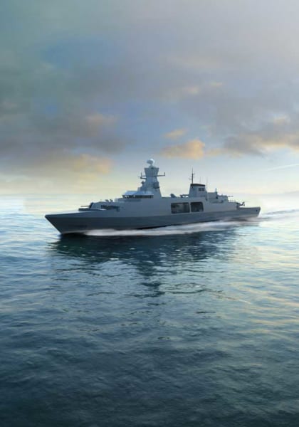 BAEシステムズの31e型フリゲート設計案（Image：BAE Systems）