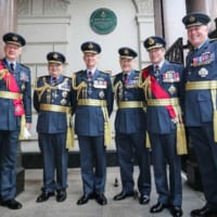 空軍発祥の地碑前にて