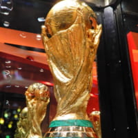 FIFAワールドカップのトロフィー後ろ側