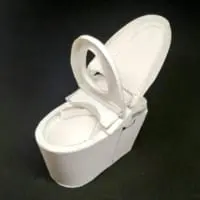 TOTOペーパークラフト_便座も開く
