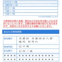 「太閤検地」のお知らせ3