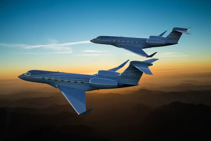 G500（手前）とG600（奥）（Image：Gulfstream）