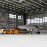 ハンガーから引き出されるTU-22M3M初号機