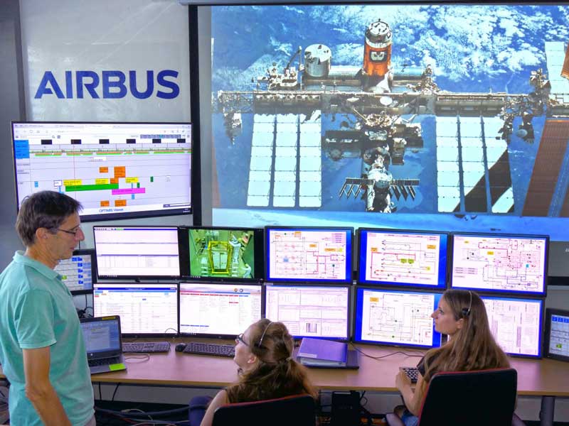 ドイツの地上管制センター（Photo:Airbus）