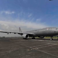 地上展示されたA330MRTT