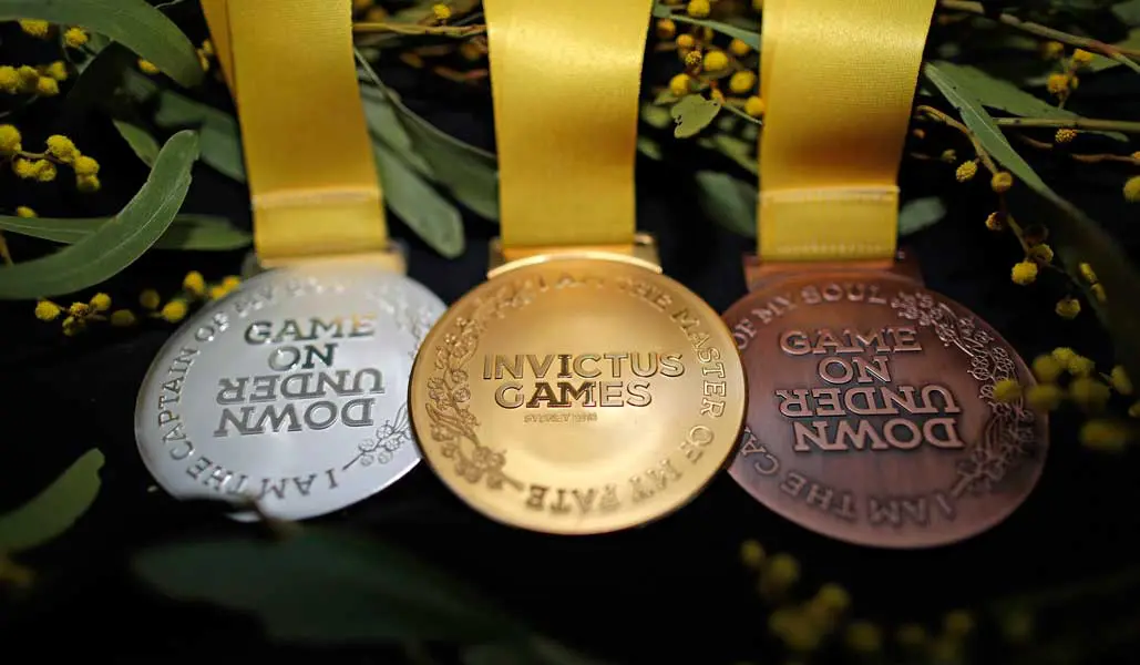★アメリカ軍＊ＷＷ1傷痍退役軍メダル（実物） もうひとつのパラリンピック 傷痍軍人が競う「インビクタス・ゲームス