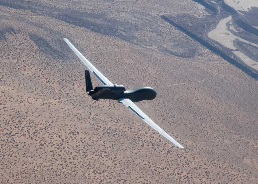 飛行するRQ-4ブロック30（画像：Northrop Grumman）