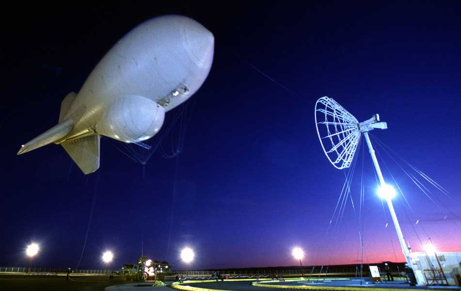 アメリカ国境警備隊で使われる監視用気球（画像：Lockheed Martin）