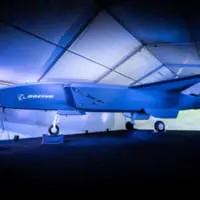 オーストラリアで公開された無人機「ボーイング・エアパワー・チーミング・システム」（画像：Boeing）