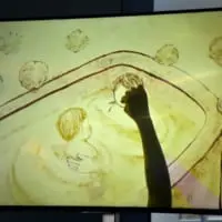 サンドアートムービー「ずっと一緒。ほっとするひととき」