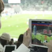 ARのカジュアルゲーム「KIRIN CHALLENGE CUP キックターゲット」