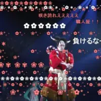 弾幕の花吹雪