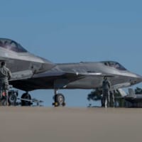 エグリン空軍基地の列線に並ぶF-35A（Image：USAF）