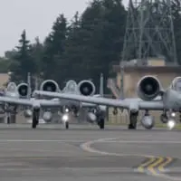 横田基地に飛来した第35戦闘飛行隊のA-10（Image:USAF）